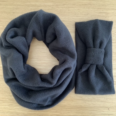 Комплект шарф-снуд і пов‘язка чалма 20982