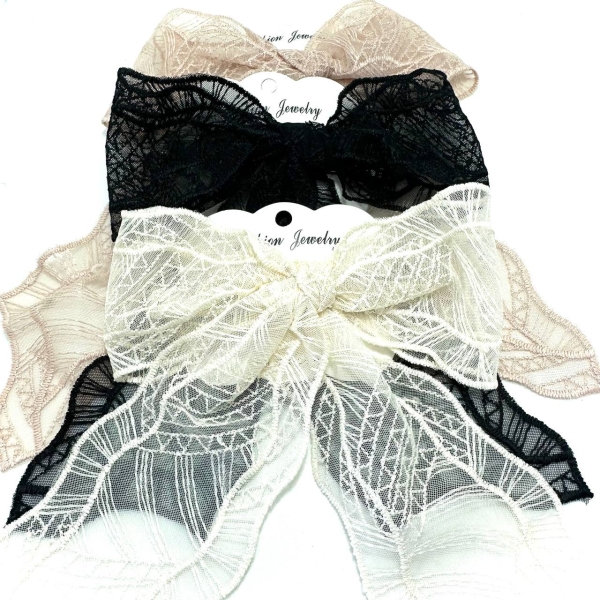 Заколка бант 062388 упак 3шт