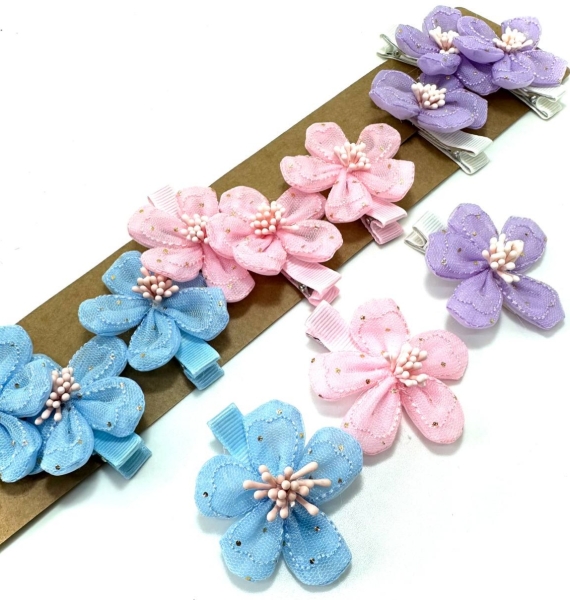 Дитячі заколки 114060 упак 6 пар