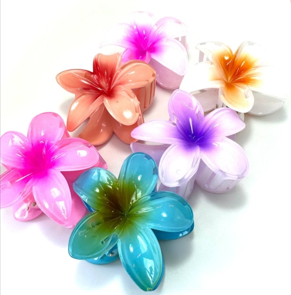 Заколка краб 072158 упак 6шт d-6cm.