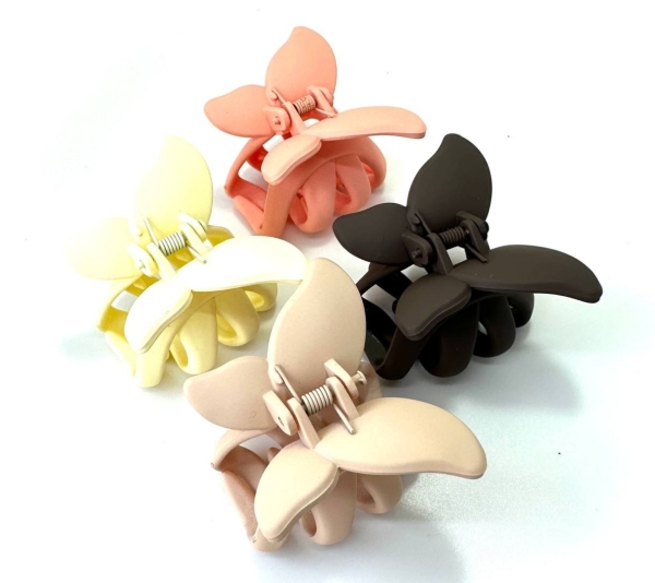 Заколка краб 072265 упак 4шт 5см шир