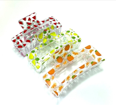 Заколка краб 072280 упак 3шт 9см