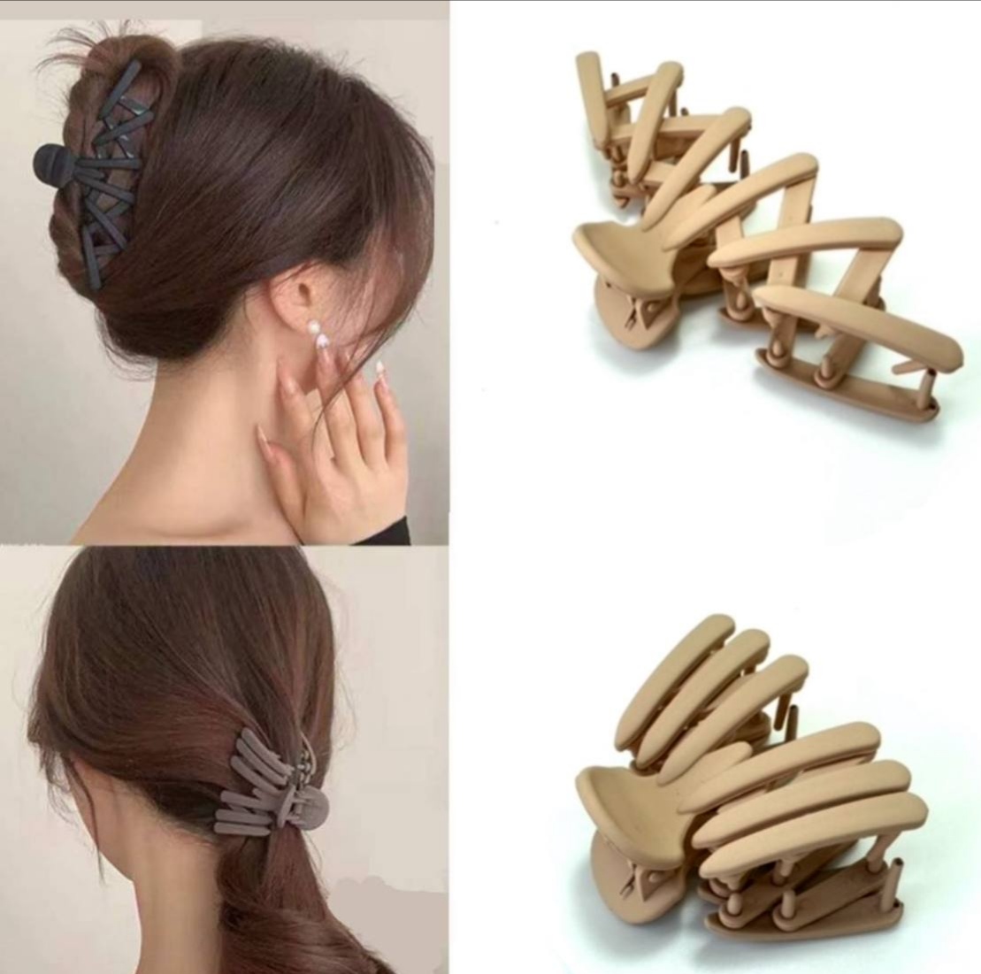 Заколка краб трасформер 072282