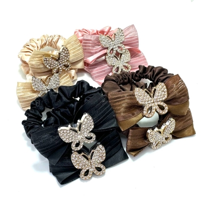 Резинки для волосся 028074 упак 4 пари