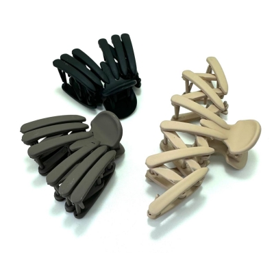 Заколка краб трасформер 072284 упак 3шт