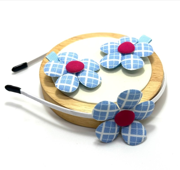 Набір обруч+заколки 08929