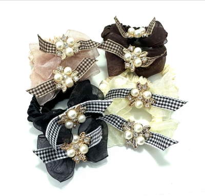 Резинки для волосся 028102 упак 4 пари