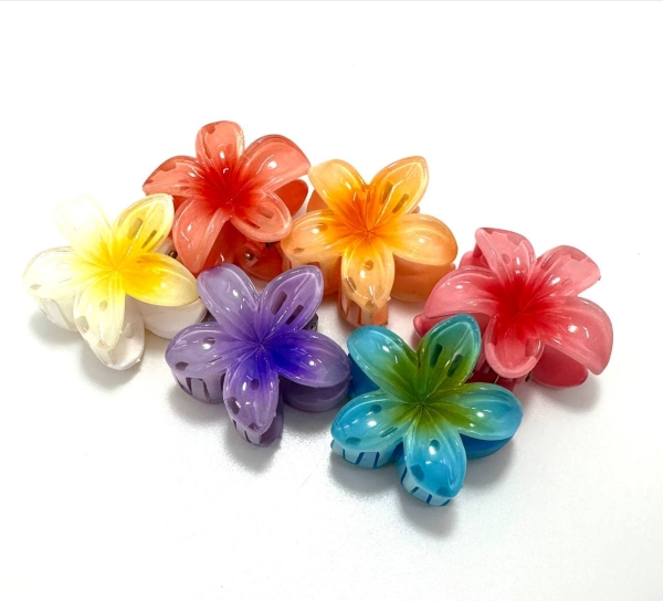 Заколка краб  072290 упак 6шт 4см