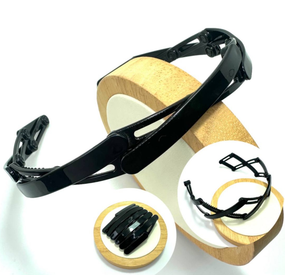 Обруч трансформер для волосся 037471 чорний 1шт