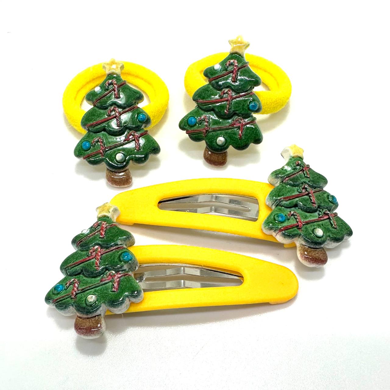 Новий рік набір 91373 резинки+заколки