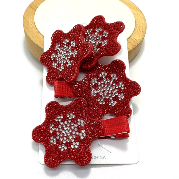 Новий рік набір 91377 резинки+заколки