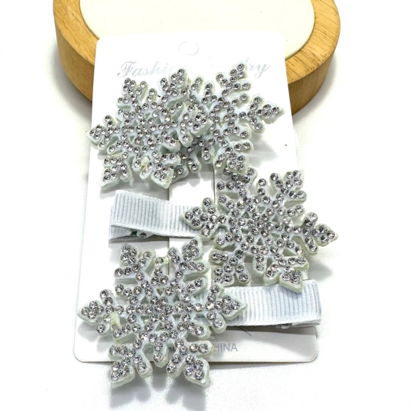 Новий рік набір 91378 резинки+заколки