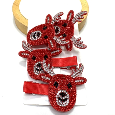 Новий рік набір 91379 резинки+заколки