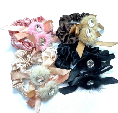 Резинки для волосся 028148 упак 4 пари