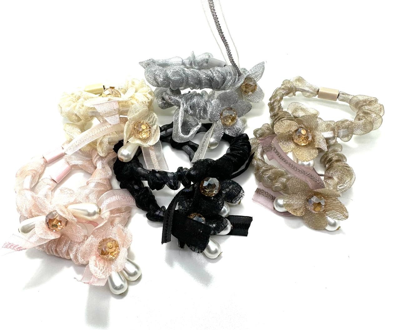 Резинки для волосся 028154 упак 5 пар