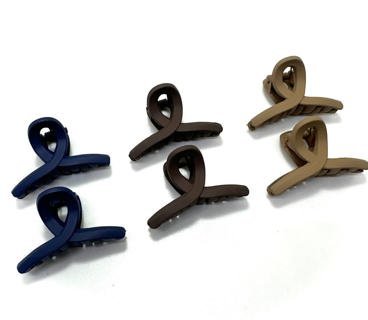 Заколки краб 072291 упак 6шт 4.5cm