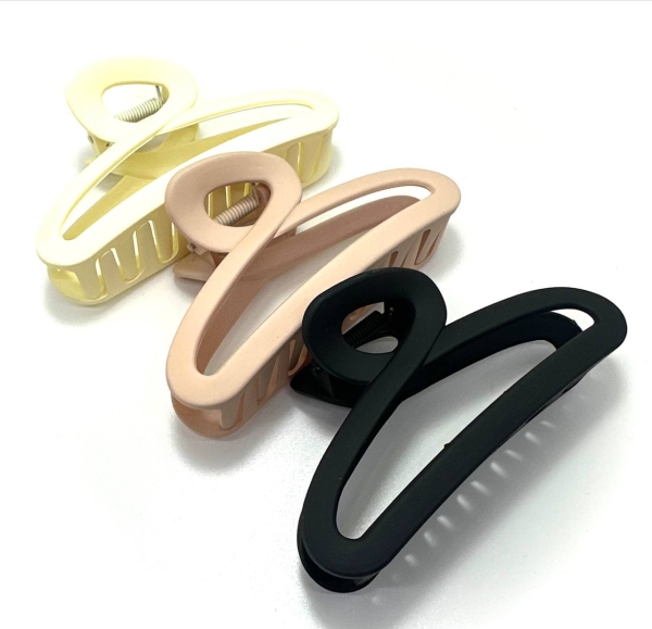 Заколка краб 072292  упак 3шт 11см