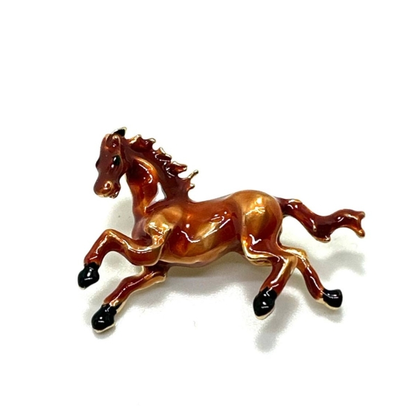 Брошка кінь 161522 дов 5см